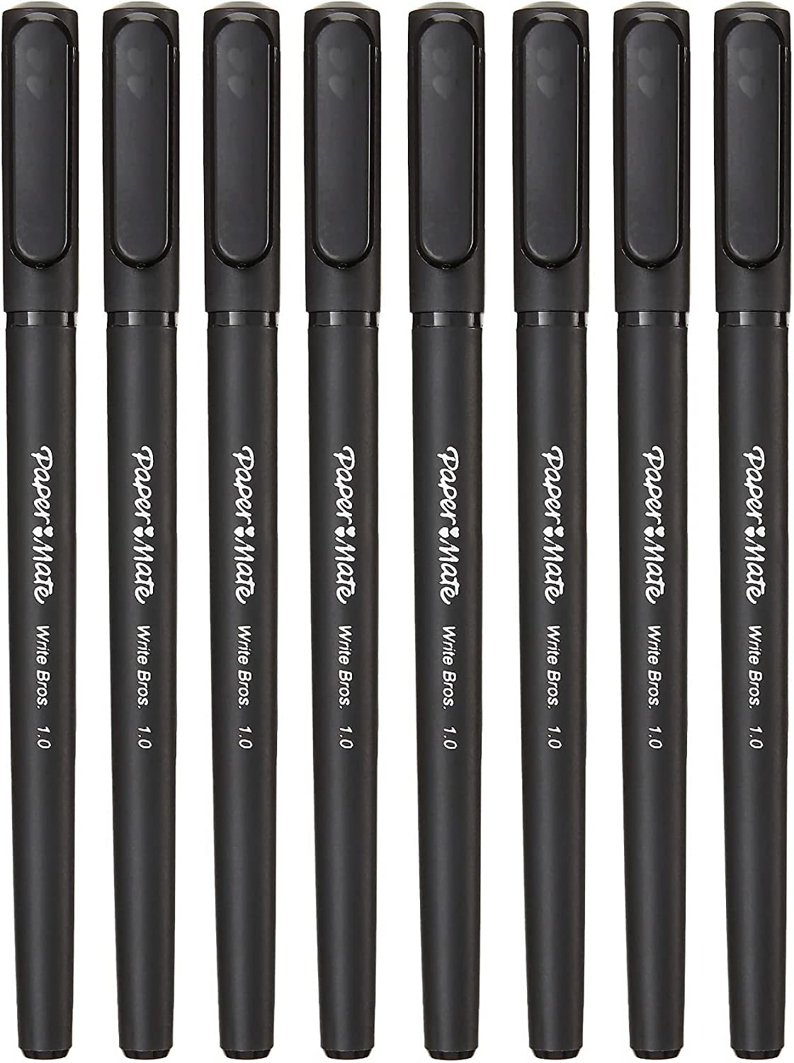 Paper Mate Write Bros Ballpoint Stick Pen, Black Ink with Black Barrel