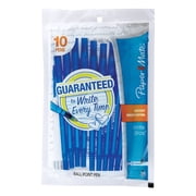 Paper-Mate Write Bros Blue Ink Medium Point 1.0 mm Ballpoint Pens - 10 CT