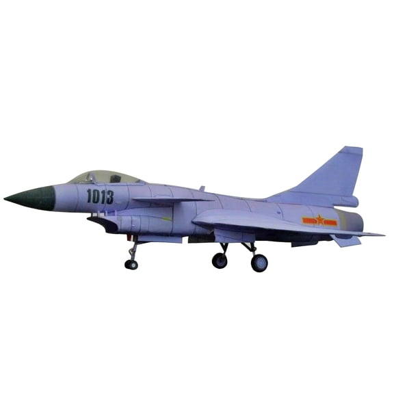 Paper Model 1:48 China J-10A Fighter Model Aircraft Model Plane Paper DIY Model Kit TAPDRA Spare Part
