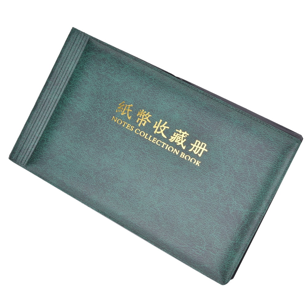 Paper Money Album Money Collection Book Paper Money Holder Banknotes