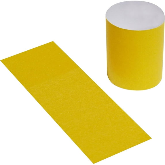 Paper Napkin Band Box of 500,Napkin Rings Self Adhesive,Silverware Wraps Bands (Yellow, Yellow-500pcs)