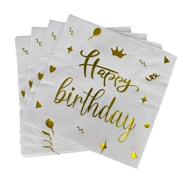 Paper Napkin Folding 3 Layers Disposable Tableware Dinner ware for Birthday Anniversary