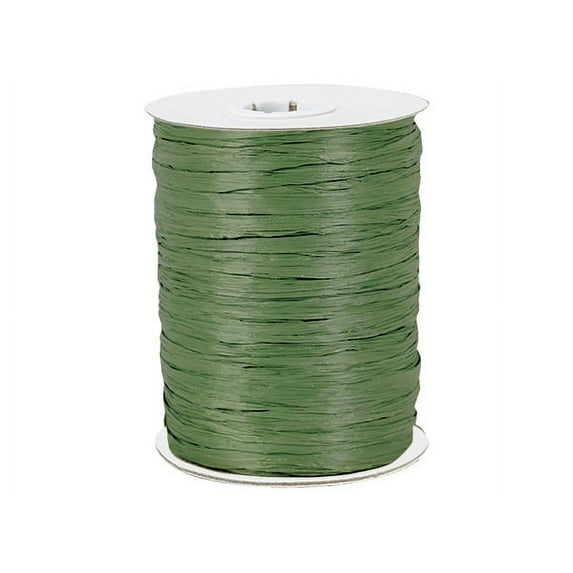 Paper Olive gift packaging Raffia Ribbon