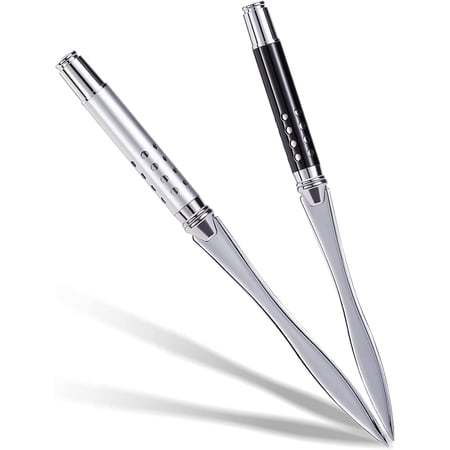 Paper Opener Knife Letter Opener Knife Metal Envelope Opener for Home and Office Mail Gift Box -2 Pack