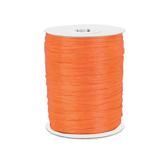 Paper Orange gift packaging Raffia Ribbon