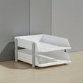 thumbnail image 1 of Paper Organizer for Desk, 8.66*10.23*13.26 Inch 2 Tier Paper Organizer Storage, File Organizer Paper Sorter, Desktop Paper Storage Holder Document Holder for Home Office School, 1 of 9
