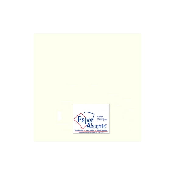 Paper Pearlized 12x12 80lb Pearl 5pc