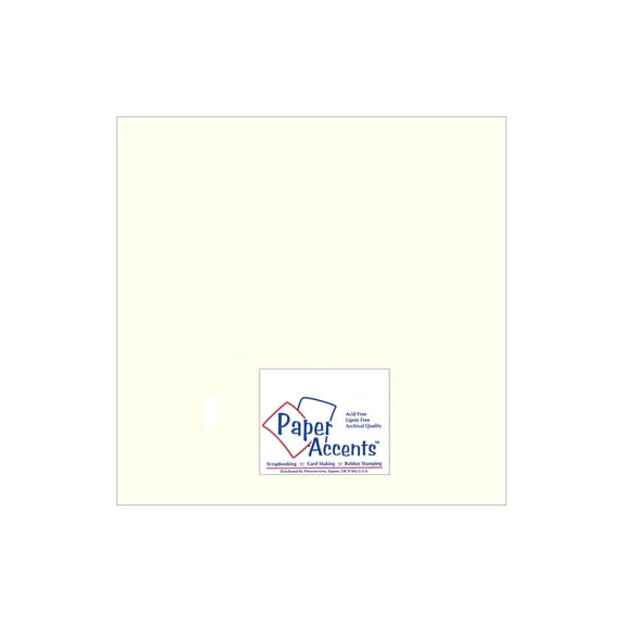 Paper Pearlized 12x12 80lb Pearl 5pc