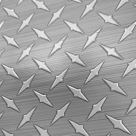 Main Street Peel & Stick Wallpaper Tiles, Diamond Plate, 8 in x 8 in, 24 Pack, Self Adhesive Wall Tiles for Kitchen Backsplash and Home Decor