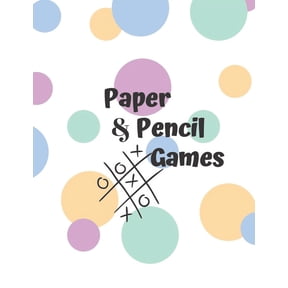 Paper & Pencil Games: Paper & Pencil Games: 2 Player Activity Book, Blue - Tic-Tac-Toe, Dots and Boxes - Noughts And Crosses (X and O) -- Fun Activities for Family Time (Paperback)