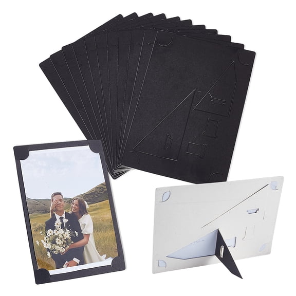 Paper Photo Frames Rectangle Black 167x118x1mm DIY