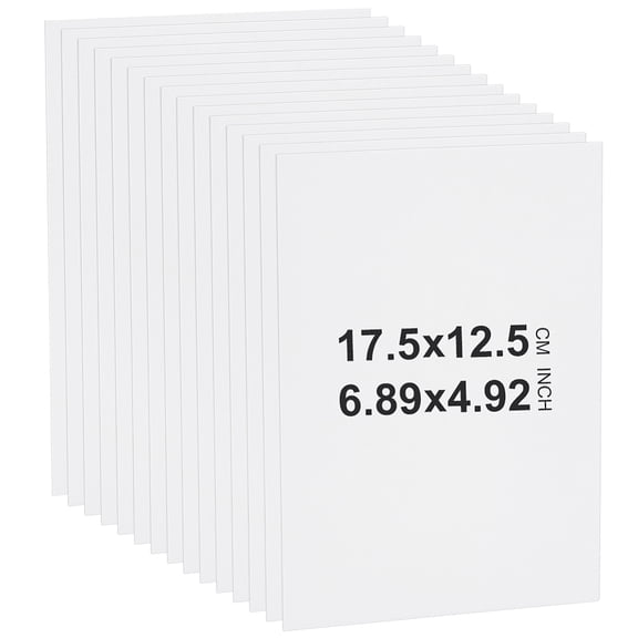 Paper Picture Photo Mat Rectangle White 125x175x1mm