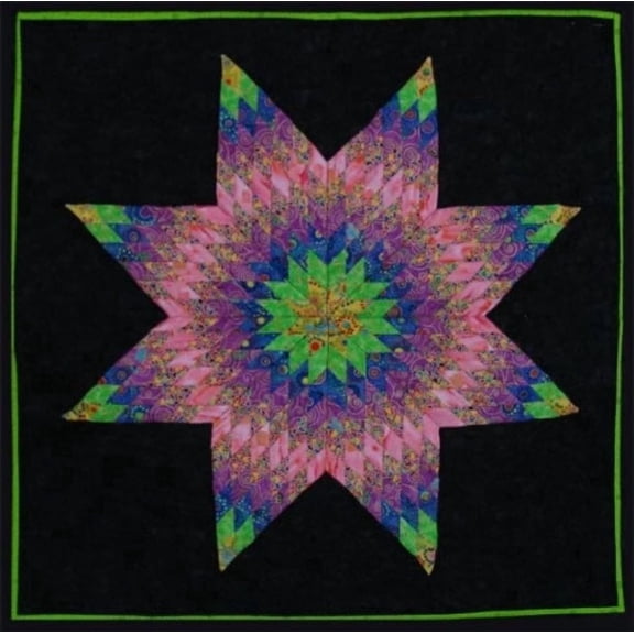 Paper Pieces EPP Quilting Pattern Little Lone Star - Quilts