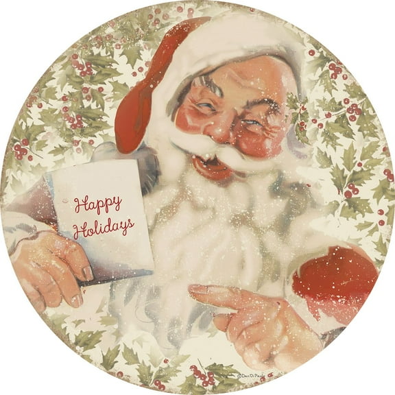 Paper Placemat - Santa Happy Holidays