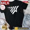 thumbnail image 1 of Paper Plane Usa Paper Airplane T-Shirt Unisex T-Shirt, 1 of 2