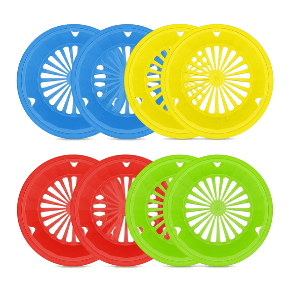 JWGIETK Paper Plate Holders 8 Packs with Snap-in Grooves 10.5 Inch ...