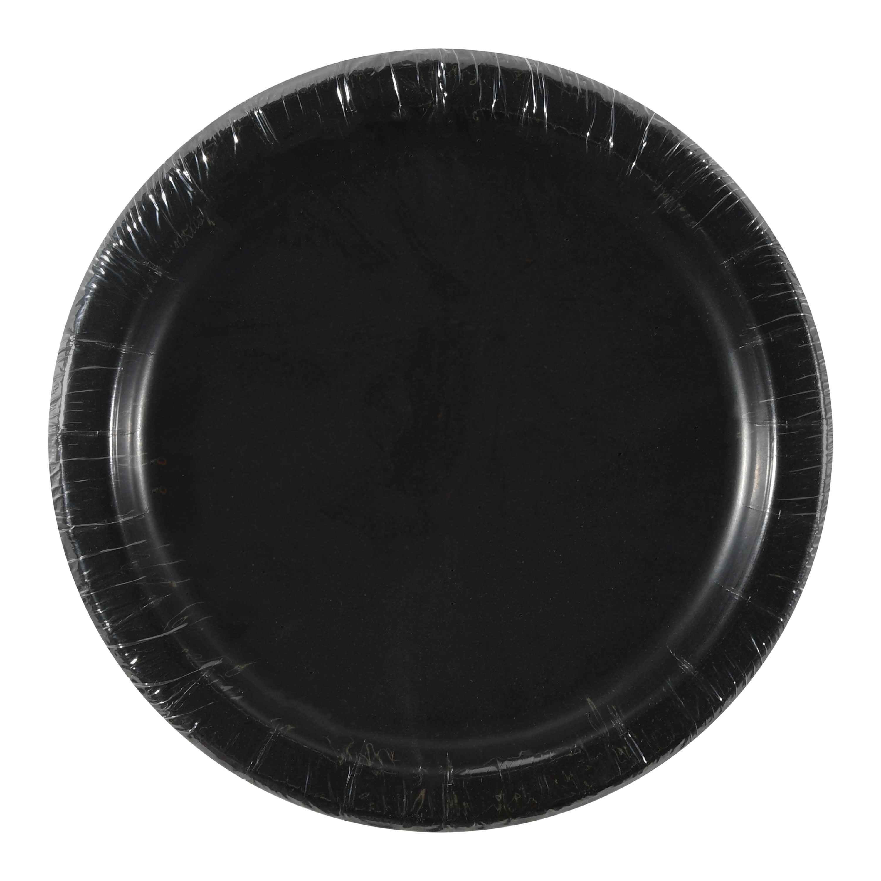 Paper Plates, 7 in, Black, 20ct