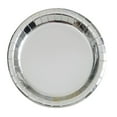 thumbnail image 1 of Paper Plates, 9 in, Silver Foil, 8ct, 1 of 4