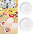 Paper Plates Uncoated White Plate Use for Foodware, Events