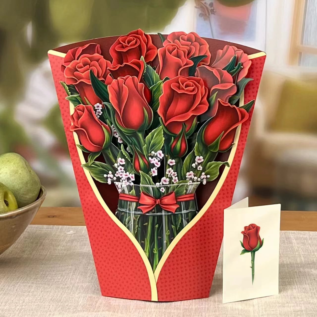Paper Pop Up Cards, Tulips, Rose, Hydrangea Paper Flowers 12inch ...