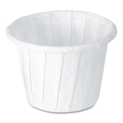 Paper Portion Cups, 0.75 oz, White, 250/Bag, 20 Bags/Carton | Bundle of 2