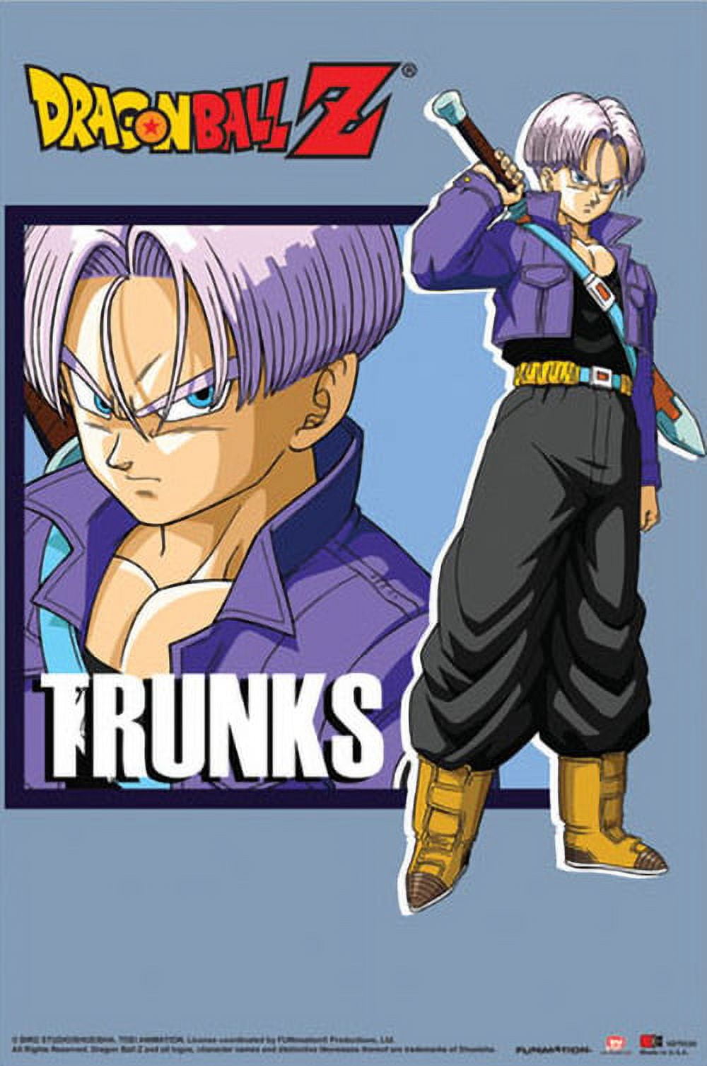 Protector of Hope-Rage Future Trunks/DragonBall Poster A4 