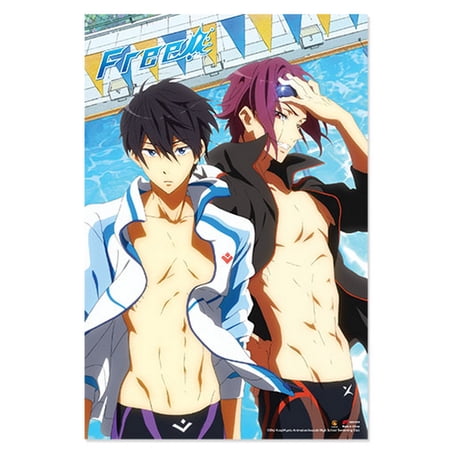 Paper Poster - Free! - Haruka Wall Art Licensed ge67029