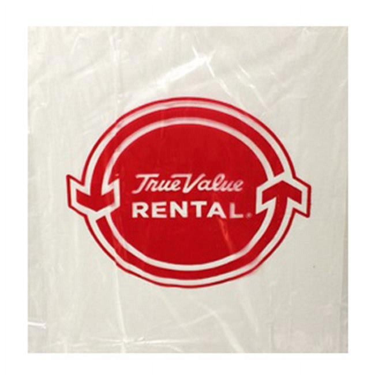 Paper Products 218064 36 in. True Value Rental Clear Plastic Dish Bag, 250 Per Pack