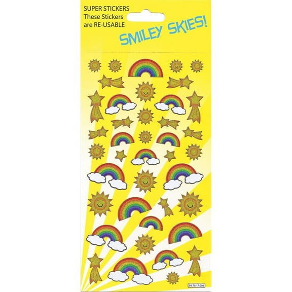 Paper Projects Reusable Rainbows & Sun Stickers