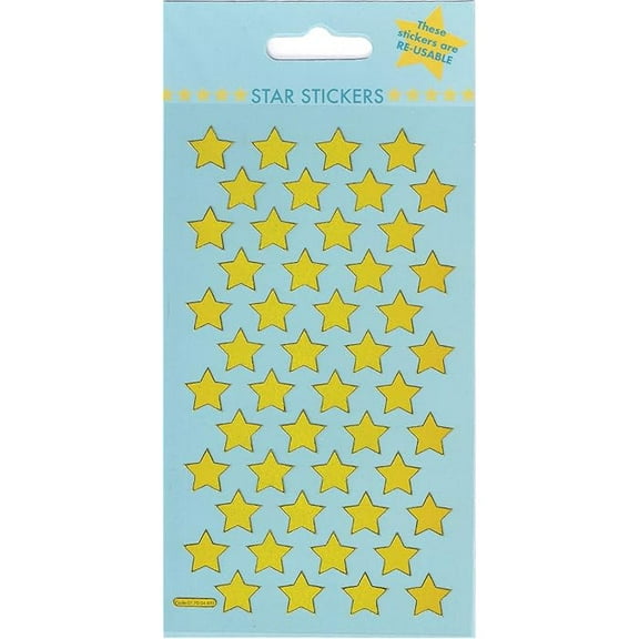 Paper Projects Reusable Stars Reward Stickers