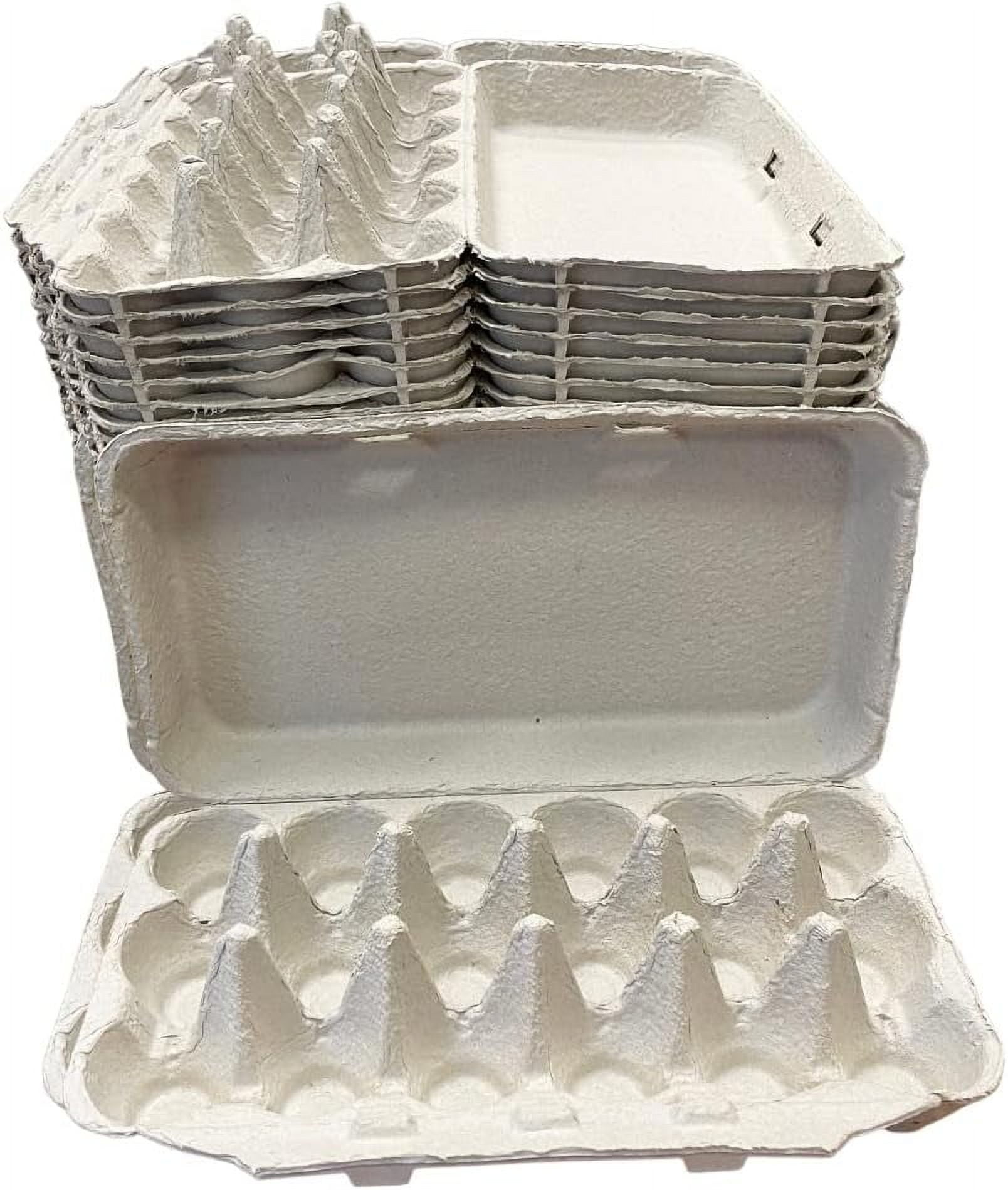 Paper Pulp Egg Cartons For 18 Eggs or Use for Crafting, Parts Storage, Easter (6)