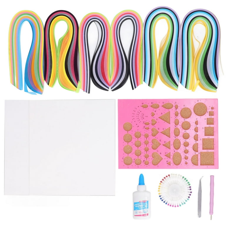 Paper Quilling Kits Student Adult DIY Crafts Art Colored Paper Hand Made  Paper Quilling Drawing Tools