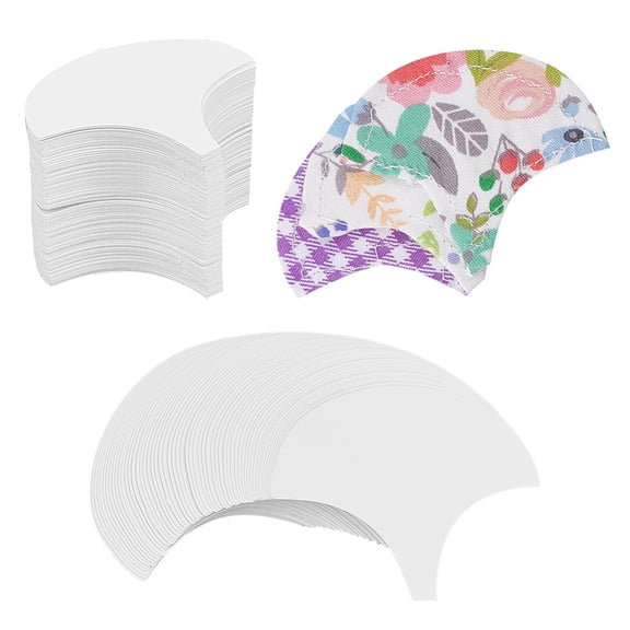 Paper Quilting for DIY Tool Material Fan 45x55x0.2mm 100pcs/set