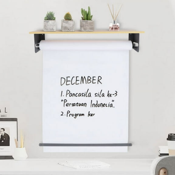 Paper Roll Dispenser Cutter Note Board Kraft Paper Cutting Machine Wall Mount