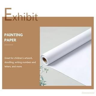 Drawing Paper Roll,White Easel Paper Art Paper Roll Replacement,Easel Paper  for Kids DIY Painting, Arts and Crafts Projects Craft Paper roll 1Pcs Art