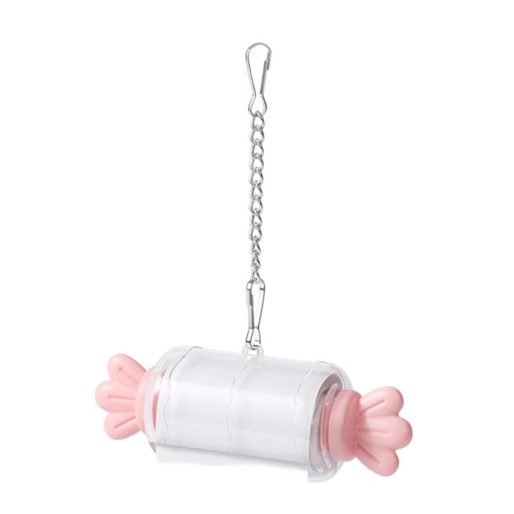 Paper Roller Bird Toy,Easy Hanging with Metal Hooks,Candy-Shaped Interactive Chewing Fun Toy,for Parakeet Cockatiel Small Parrots