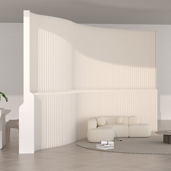 Paper Room Divider, Portable Foldable Wall Partition, Privacy Screen for Home Office, Lightweight Temporary Wall, Sturdy Paper Room Partition