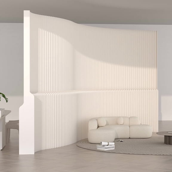 Paper Room Divider, Portable Foldable Wall Partition, Privacy Screen for Home Office, Lightweight Temporary Wall, Sturdy Paper Room Partition