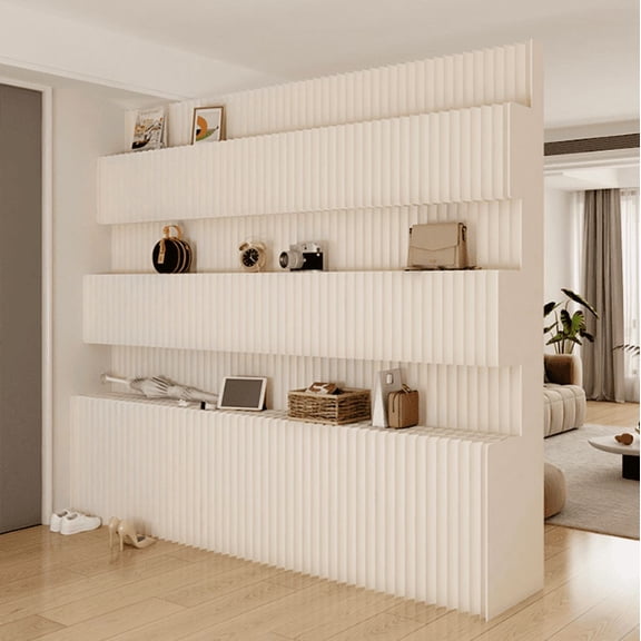 Paper Room Divider, Portable Foldable Wall Partition, Privacy Screen for Home Office, Lightweight Temporary Wall, Sturdy Paper Room Partition