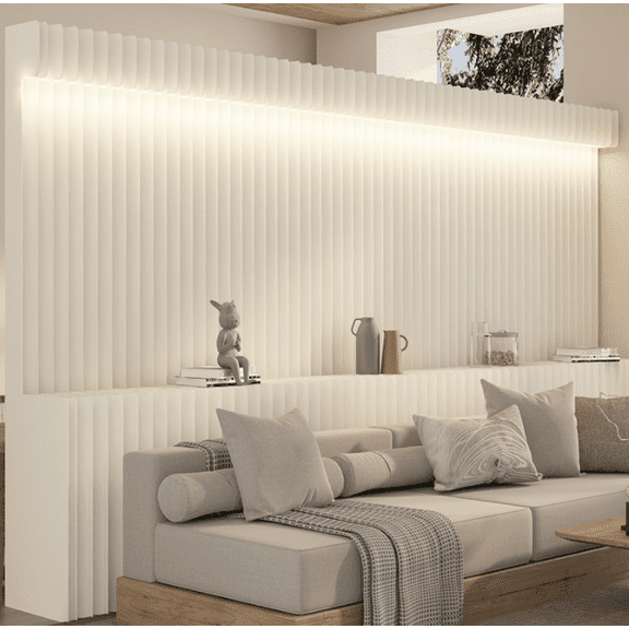 Paper Room Divider, Portable Foldable Wall Partition, Privacy Screen for Home Office, Lightweight Temporary Wall, Sturdy Paper Room Partition