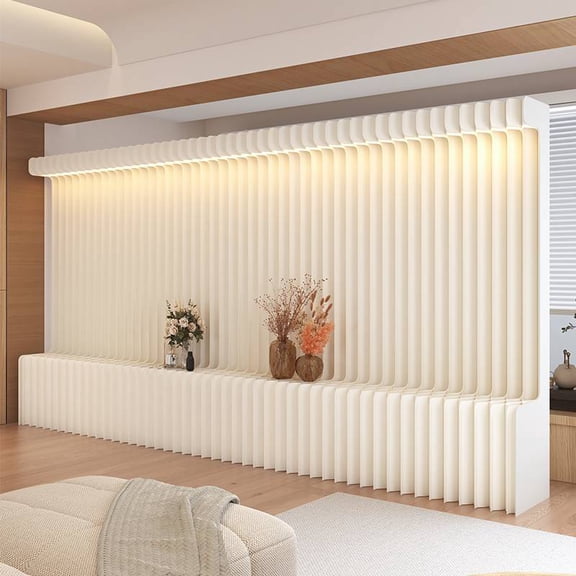 Paper Room Divider, Portable Foldable Wall Partition, Privacy Screen for Home Office, Lightweight Temporary Wall, Sturdy Paper Room Partition