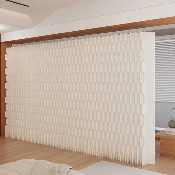 Paper Room Divider, Portable Foldable Wall Partition, Privacy Screen for Home Office, Lightweight Temporary Wall, Sturdy Paper Room Partition