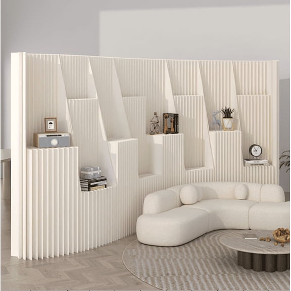 Paper Room Divider, Portable Foldable Wall Partition, Privacy Screen for Home Office, Lightweight Temporary Wall, Sturdy Paper Room Partition
