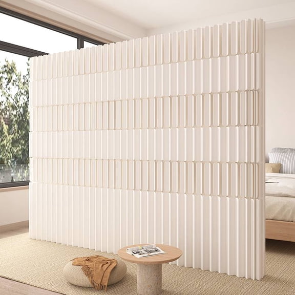Paper Room Divider, Portable Foldable Wall Partition, Privacy Screen for Home Office, Lightweight Temporary Wall, Sturdy Paper Room Partition