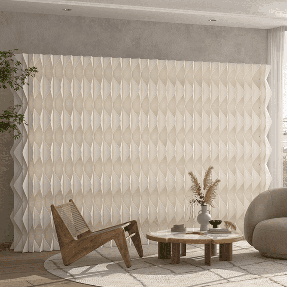 Paper Room Divider, Portable Foldable Wall Partition, Privacy Screen for Home Office, Lightweight Temporary Wall, Sturdy Paper Room Partition