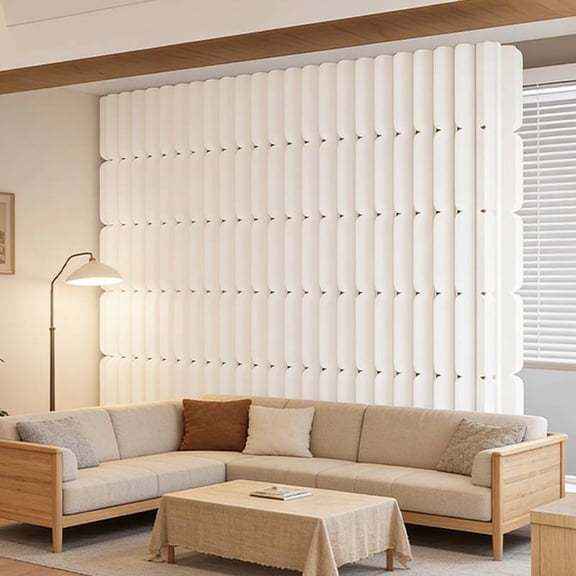Paper Room Divider, Portable Foldable Wall Partition, Privacy Screen for Home Office, Lightweight Temporary Wall, Sturdy Paper Room Partition