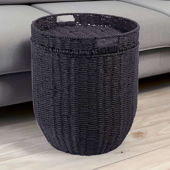 Paper Rope Rattan Basket & Tray Set