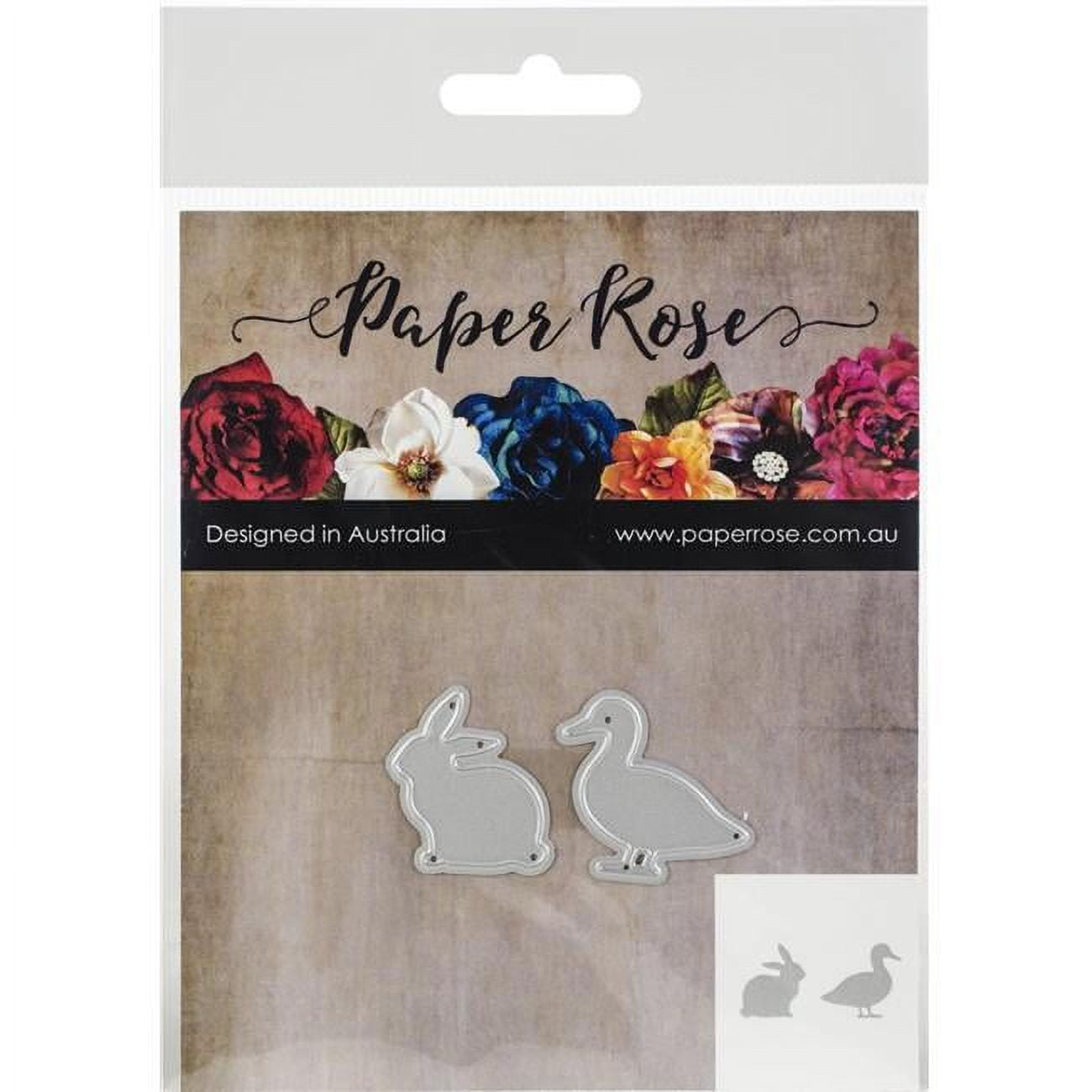 Paper Rose PR17373 Duck & Rabbit Metal Cutting Dies - Walmart.com
