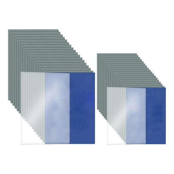 Paper Sensitive Portable Solar Drawing Paper with Pad Plate Cyanotype Paper for Kids Adults Arts Crafts DIY Project 18pcsA4 and 18pcsA5