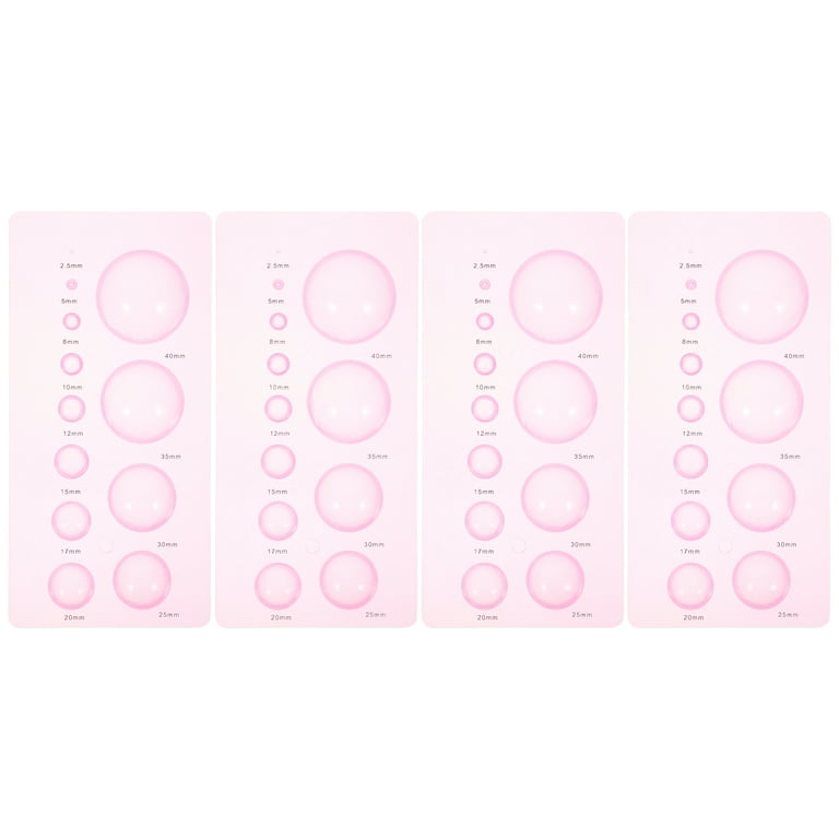 4pc Quilling Tool Mold Set - Half Ball Paper Quilling Template Boards For DIY Crafts